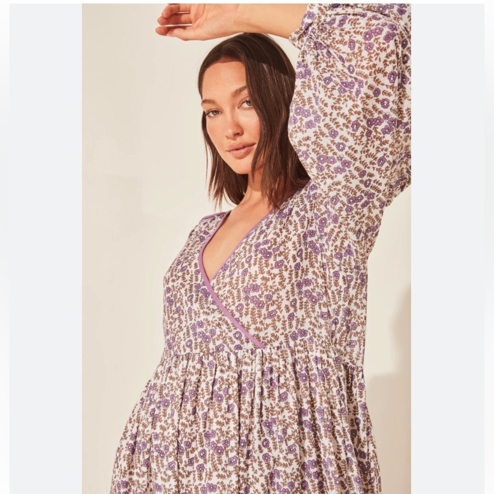 Daughters of India Binita dress in Lavender, size medium